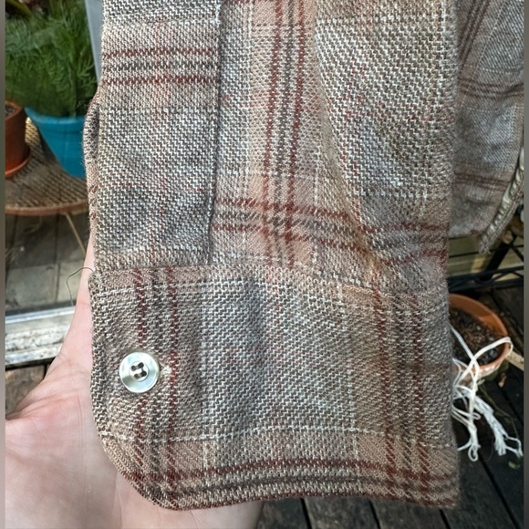 PENDLETON Brown/Gray 100% Wool Vintage Great Condition Size Medium 1960’s - Picture 15 of 16